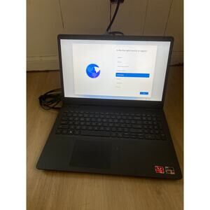 Dell Inspiron 3505 laptop AMD Ryzen 5 touchscreen w/ adapter tested and reset